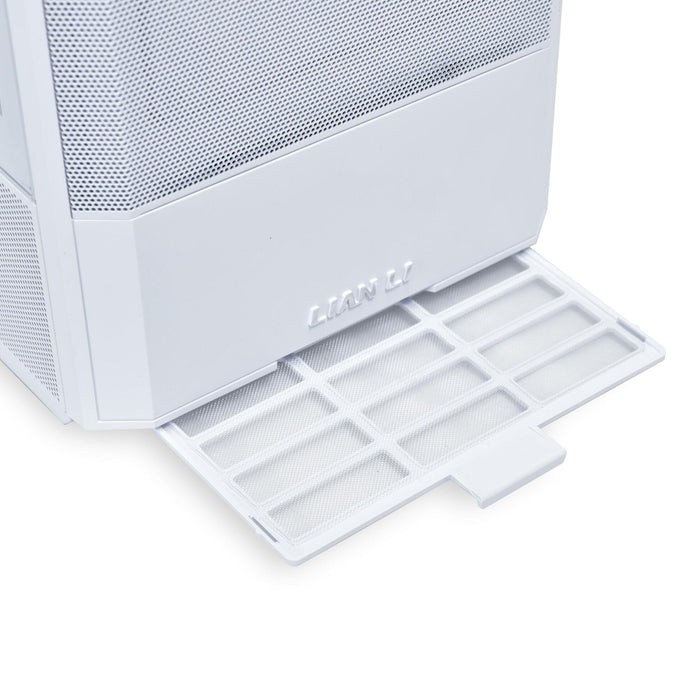Lian Li LANCOOL 207 Mid-Tower Box, Tempered Glass, White
