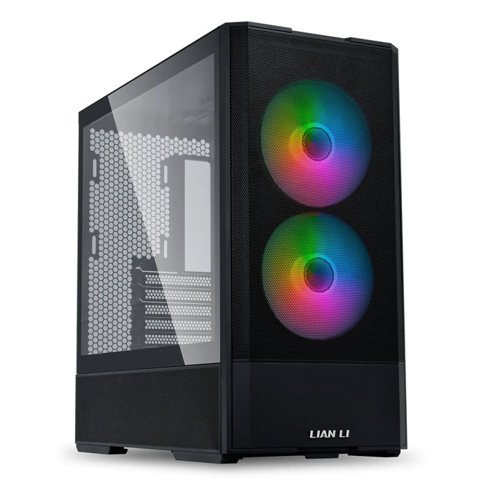 Lian Li LANCOOL 207 Mid-Tower Case, Tempered Glass, Black