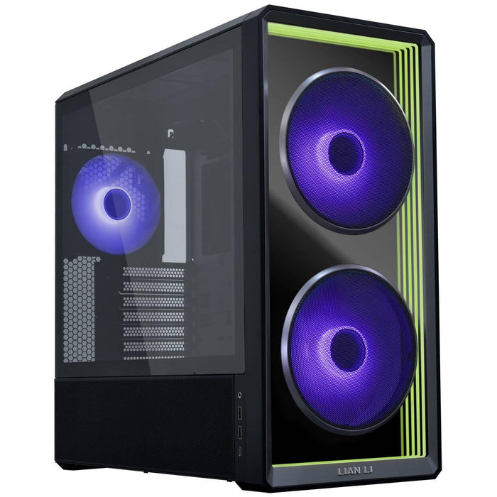 Lian Li LANCOOL 217 INF RGB Mid-Tower Case, Tempered Glass - Black