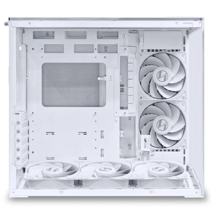 Box Lian Li O11 Dynamic Mini V2 Flow + 5 Fans, Mini-Tower - White