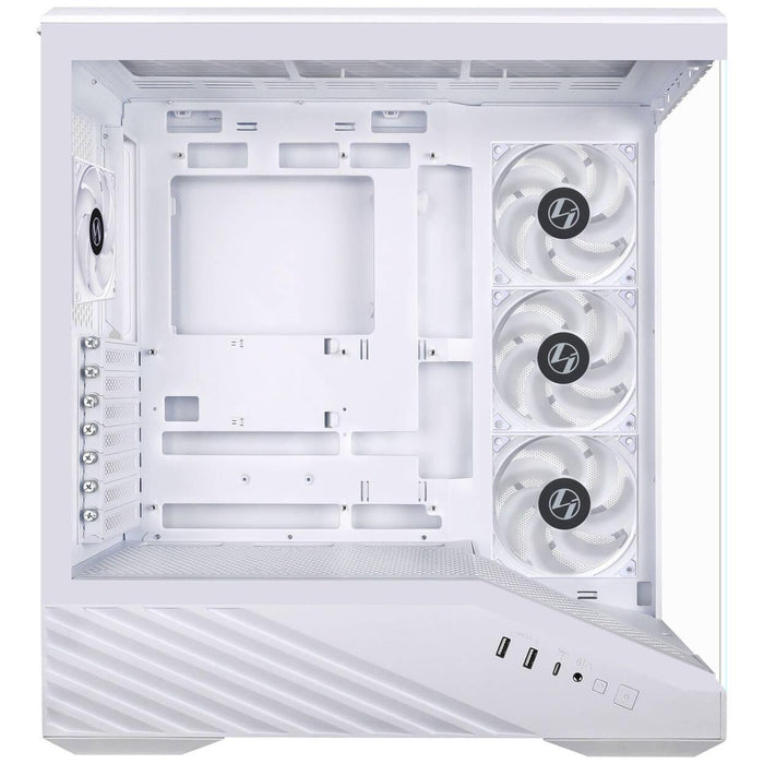 Lian Li Vector V100 ARGB Mid-Tower Box, Tempered Glass - White