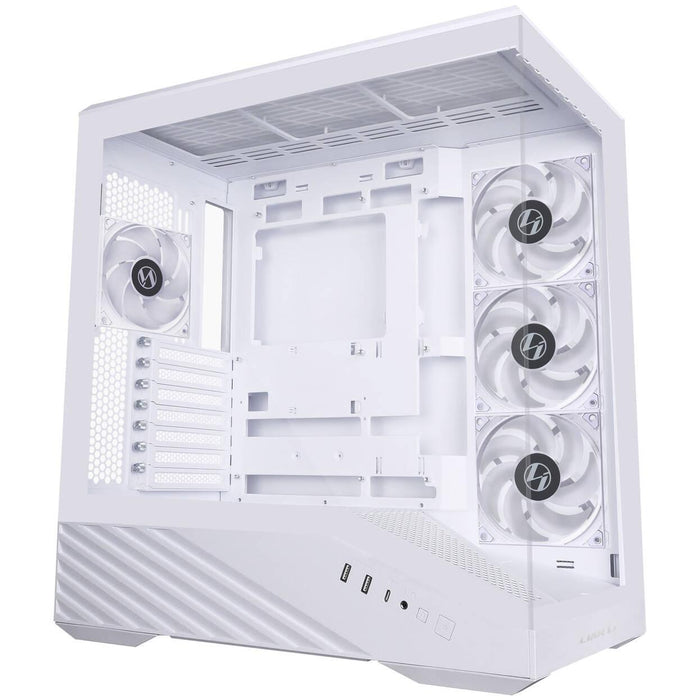Lian Li Vector V100 ARGB Mid-Tower Box, Tempered Glass - White