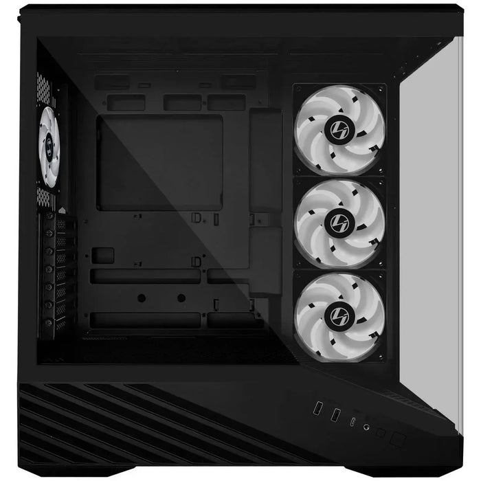 Box Lian Li Vector V100 ARGB Mid-Tower, Tempered Glass - Black