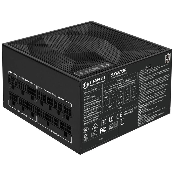 Power supply unit Lian Li SX1200P Black 1200W 80+ Platinum PCIe 5.1, ATX 3.1