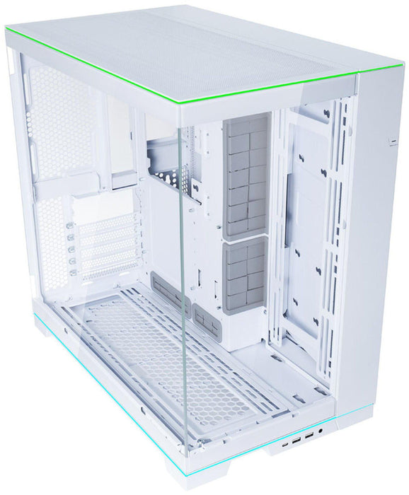 Lian Li PC-O11 Dynamic EVO RGB Mid-Tower Box, Tempered Glass, White