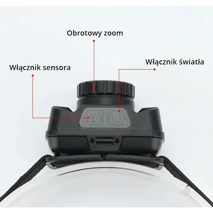 LIBOX LB0106 Headlamp LED - FlashlightsOSW-LAT<<<LightingOSW<<<ActionPL