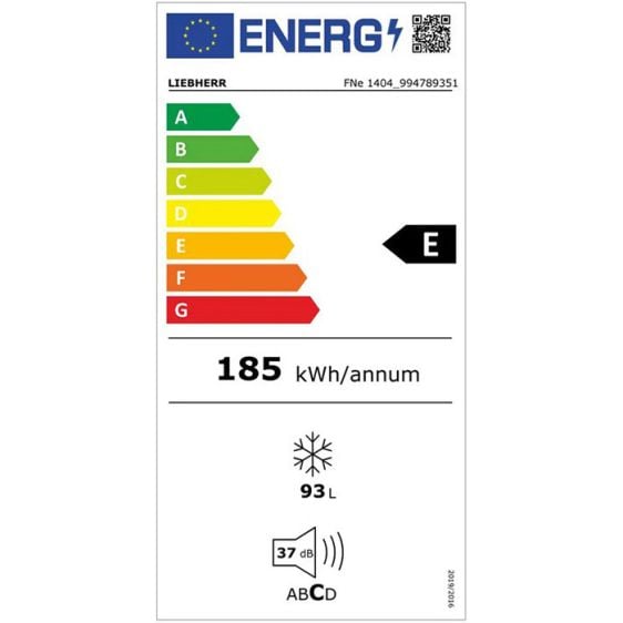 Freezer LIEBHERR FNe 1404 pure NoFrost, 92 l, FrostProtect, 85 cm