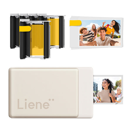 Liene Pearl N200 Pro 2x3" Portable Photo Printer Kit (Gold)