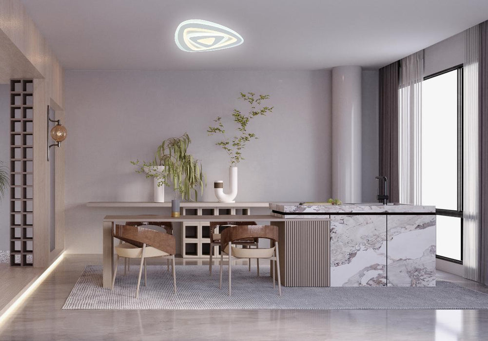 LED CEILING TURN WHITE 76W 220V 3000K 4000K