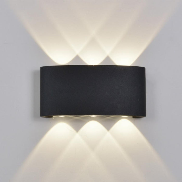 LED FACADE LIGHT DAKOTA 6X1W BLACK