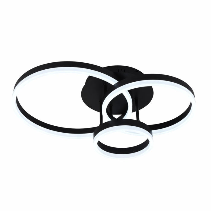 LED CEILING LIGHT CATERINA BLACK 60W LIGHTEX