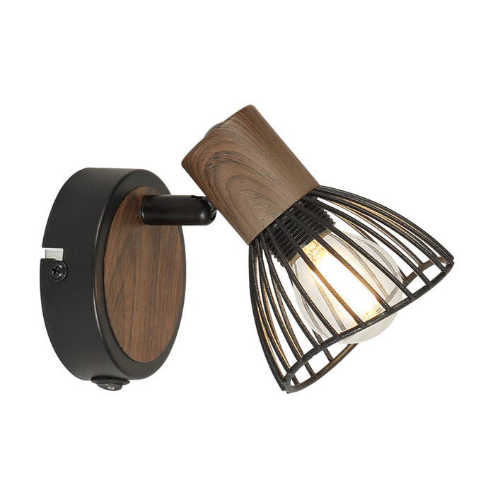 WALL APPLIANCE E14 BLACK LIGHTEX DALIA