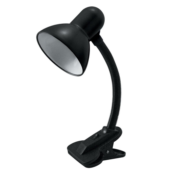VARNA TABLE LAMP BLACK E27 CLIP