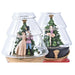 Lighting decoration DKD Home Decor Christmas Red White (15 x 13,5 x 24 cm) (2 Units) - Декорация и Осветление<<<Дом