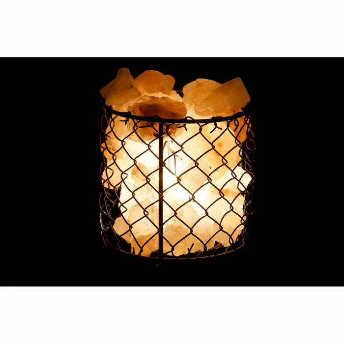 Lighting decoration DKD Home Decor Salt Black Orange 15 W 17 x 17 x 17 cm - Декорация и Осветление<<<Дом