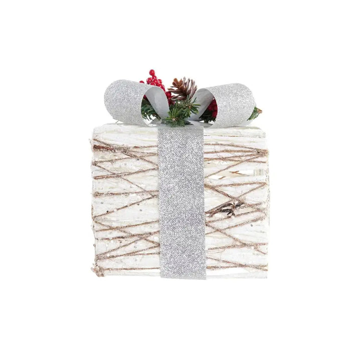Lighting decoration DKD Home Decor White Silver LED 25 x 25 x 28 cm (3 Pieces) - Декорация и Осветление<<<Дом