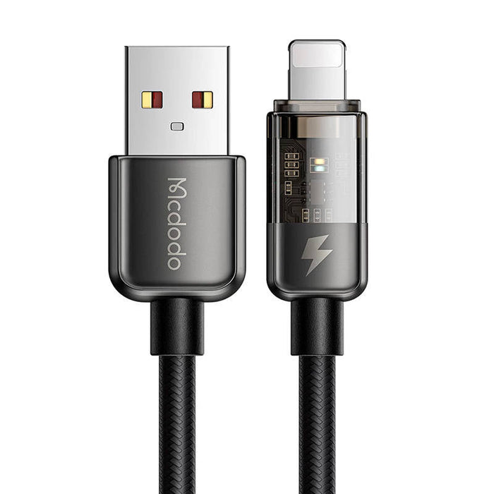 Lightning cable Mcdodo CA-3140 12W 1.2m (black) - USB to Lightning<<<USB cables<<<GSM Accessories<<<InnproXML