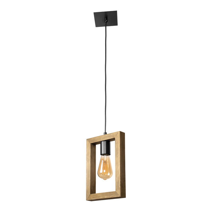 PENDANT E27 WALNUT LIGHTSTYLE TIERA