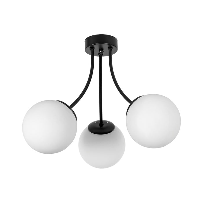 CEILING 3XE27 BLACK LIGHTSTYLE RIO