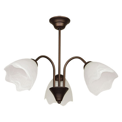 CHANDELIER 3XE27 60W PATINA LIGHTSTYLE ALPHA