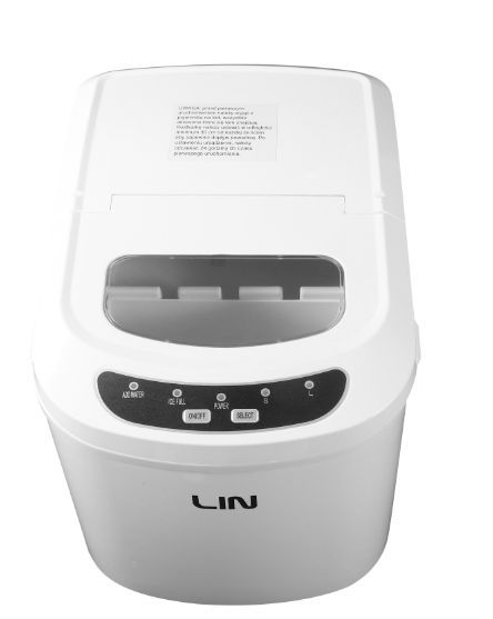 Portable ice cube maker LIN ICE PRO-W12 white