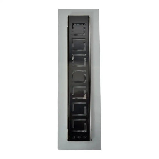 LINEAR SIPHON WITH GRILLE. VERSACHE SAY OPTIMA BLACK - Подови сифони и аксесоари<<<Вик<<<Строителни