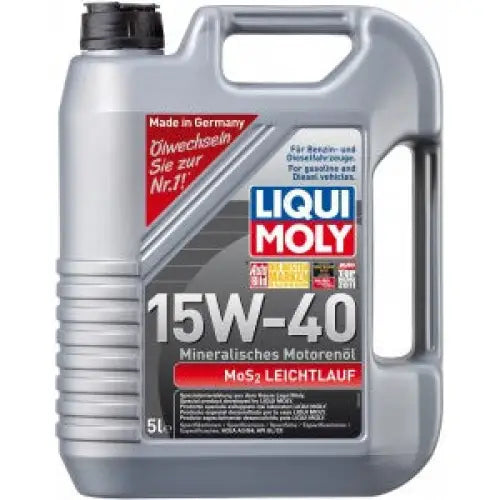 LIQUI MOLY MOS2 LEICHTLAUF 15W-40 5L - АВТОМОБИЛНИ МАСЛА<<<MaxCar