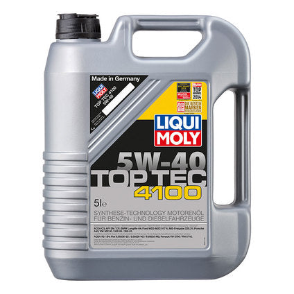 MOTOR OIL 5W40 5L LIQUI MOLY TOP TEC 4100