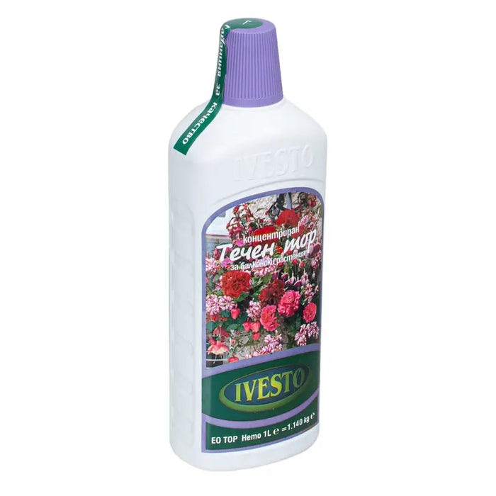 LIQUID FERTILIZER FOR BALCONY PLANTS 1L IVESTO - Торове<<<Торове почви и тревни смески<<<Градина<<<Praktiker