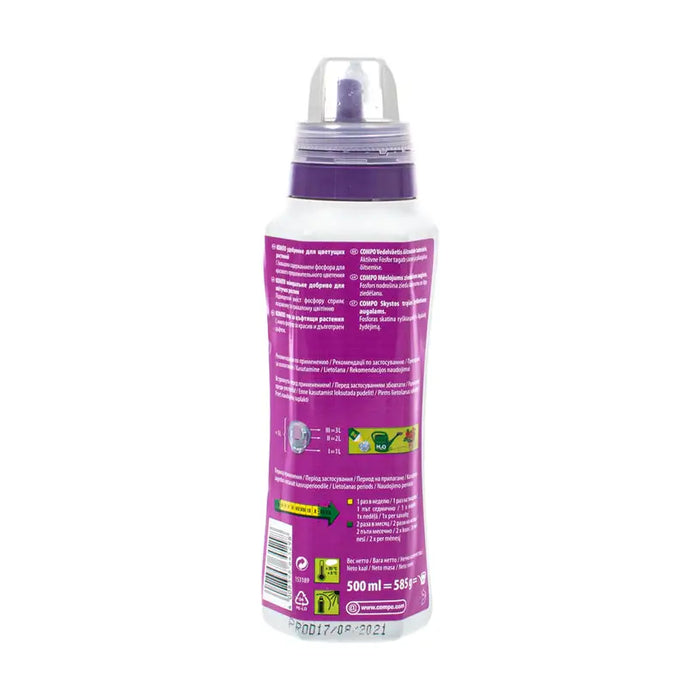 LIQUID FERTILIZER FOR FLOWERING PLANTS 0.5L COMPO - Торове<<<Торове почви и тревни смески<<<Градина<<<Praktiker