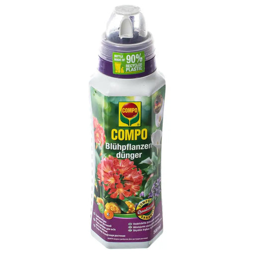 LIQUID FERTILIZER FOR FLOWERING PLANTS 0.5L COMPO - Торове<<<Торове почви и тревни смески<<<Градина<<<Praktiker