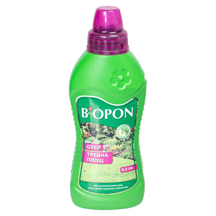 LIQUID FERTILIZER FOR GRASS 0.5L BIOPON - Торове<<<Торове почви и тревни смески<<<Градина<<<Praktiker