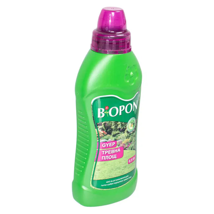 LIQUID FERTILIZER FOR GRASS 0.5L BIOPON - Торове<<<Торове почви и тревни смески<<<Градина<<<Praktiker