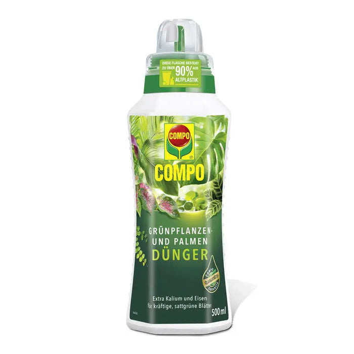 LIQUID FERTILIZER FOR GREEN PLANTS 0.5L COMPO - Торове<<<Торове почви и тревни смески<<<Градина<<<Praktiker