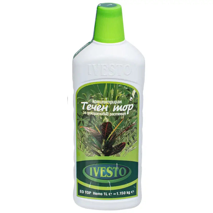 LIQUID FERTILIZER FOR GREEN PLANTS 1L IVESTO - Торове<<<Торове почви и тревни смески<<<Градина<<<Praktiker