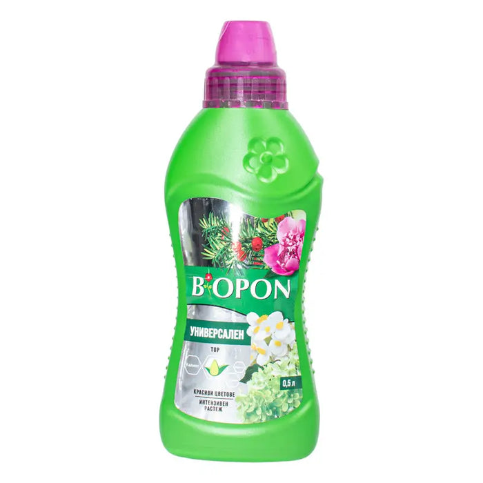 LIQUID FERTILIZER UNIVERSAL 0.5L BIOPON - Торове<<<Торове почви и тревни смески<<<Градина<<<Praktiker