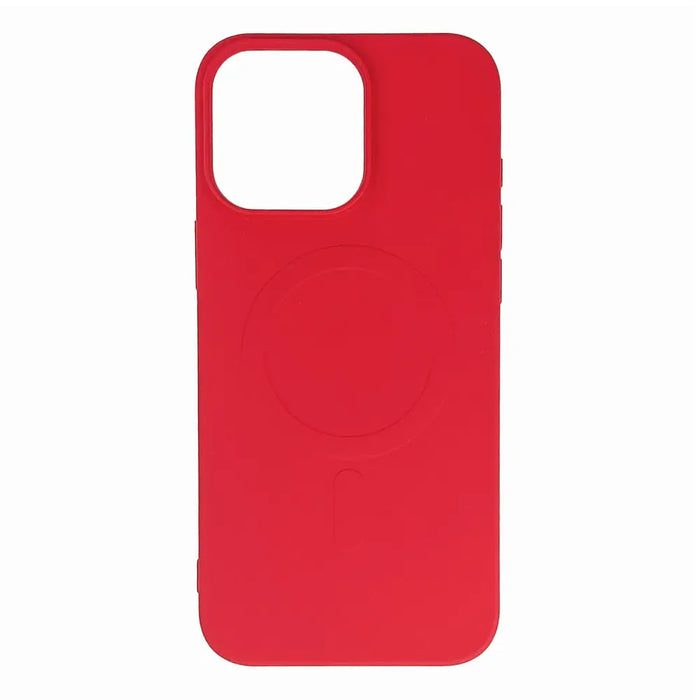 Liquid Silicone Case MagSafe for iPhone 16 Pro Max - red - Cell phone cases and covers<<<HurtelXML