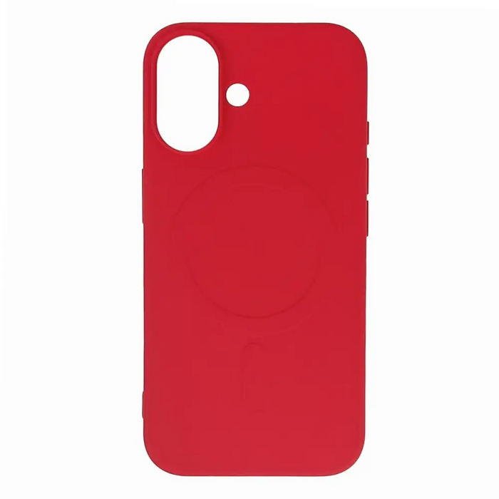 Liquid Silicone Case with MagSafe for iPhone 16e - Red - Cell phone cases and covers<<<HurtelXML