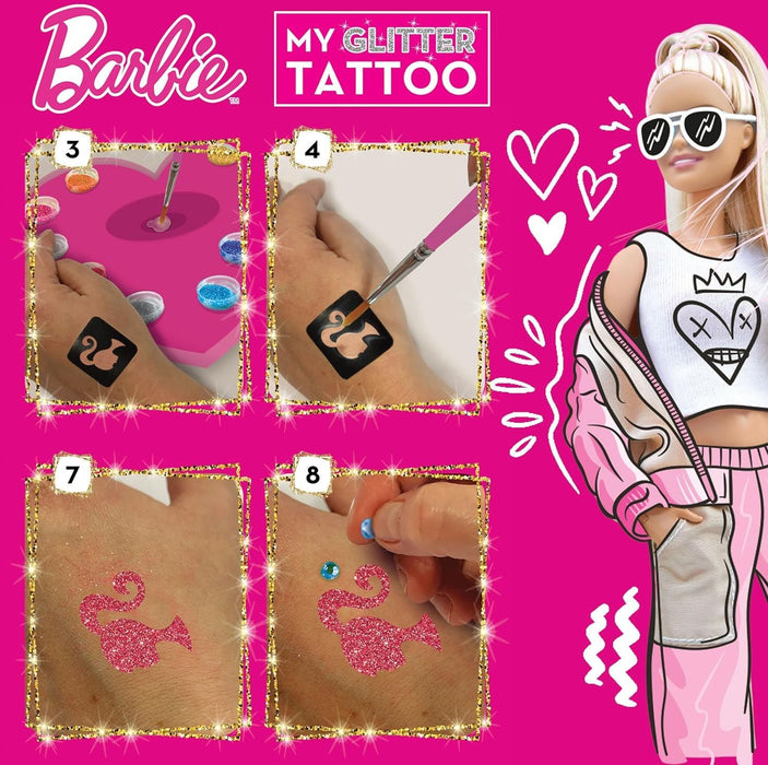 Temporary Tattoos Lisciani Giochi My Glitter Tatoo Glitter 20 Pieces