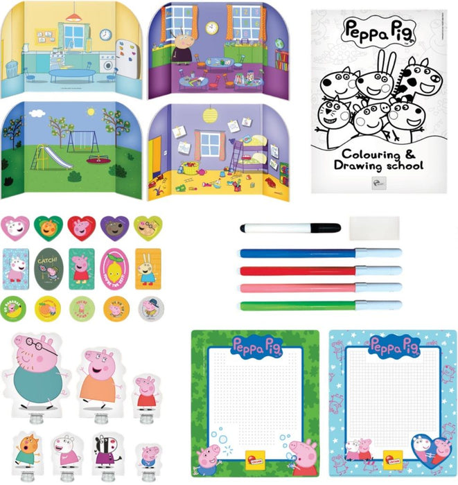 Colouring Activity Box Lisciani Giochi Peppa Pig Rucksack