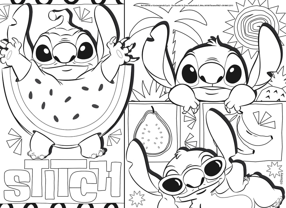 LISCIANI DISNEY PUZZLE DF MAXI FLOOR 4 X 48 STITCH