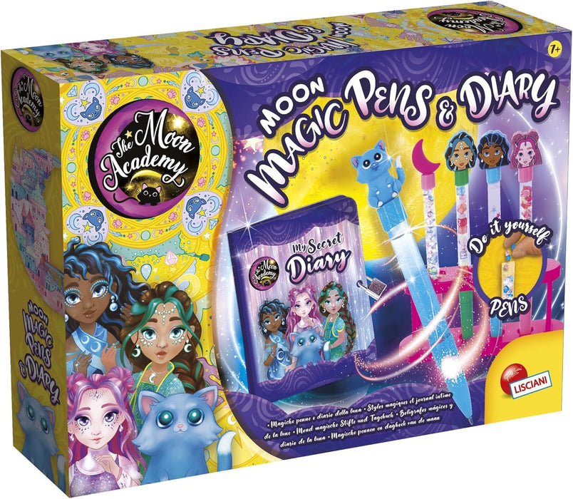 Diary with accessories Lisciani Giochi THE MOON ACADEMY Multicolour