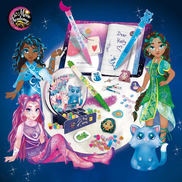 Diary with accessories Lisciani Giochi THE MOON ACADEMY Multicolour