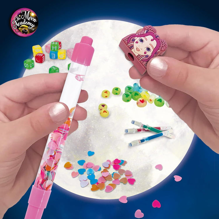Diary with accessories Lisciani Giochi THE MOON ACADEMY Multicolour