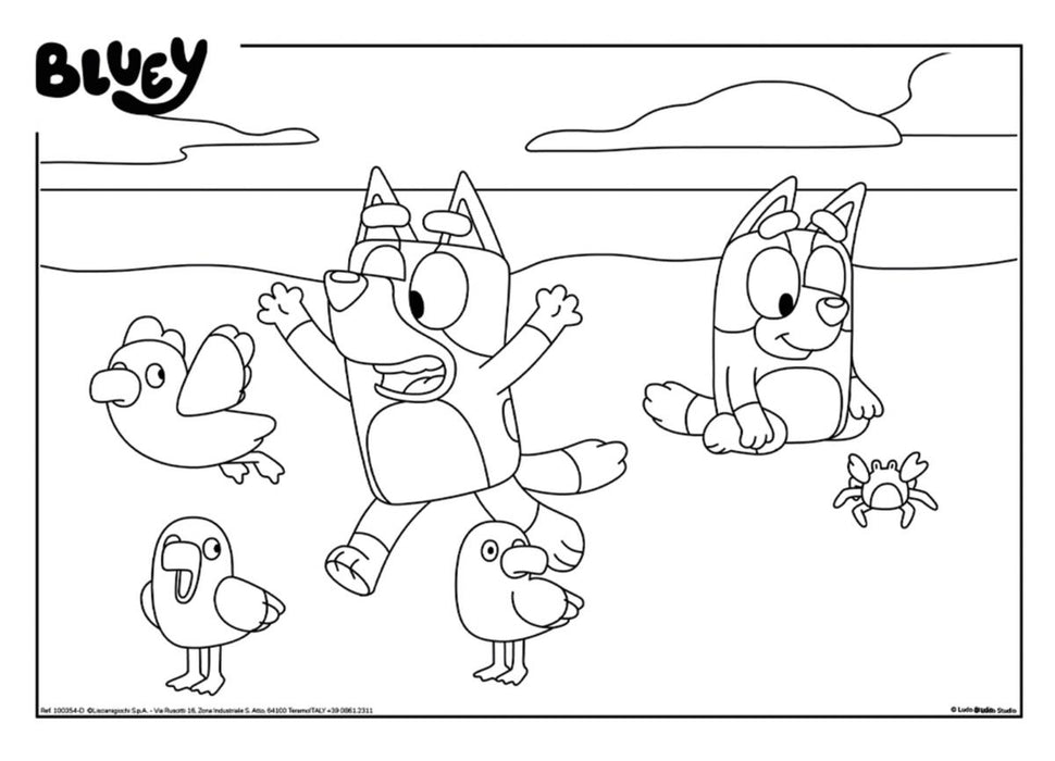 ДВУЛИЦЕВ МАКСИ ПЪЗЕЛ BLUEY 4 Х48 ЧАСТИ