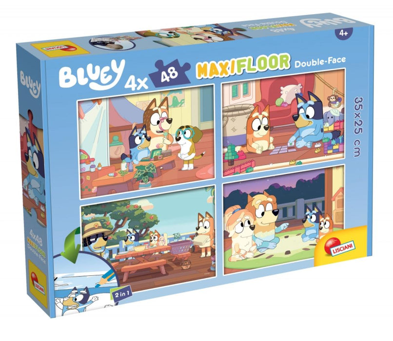 ДВУЛИЦЕВ МАКСИ ПЪЗЕЛ BLUEY 4 Х48 ЧАСТИ