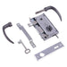 LOCK WITH LEFT HANDLE METAL 201609 - Обков за врати<<<Обков<<<Мебели и интериор<<<Praktiker&&&Обков за врати<<<Врати и