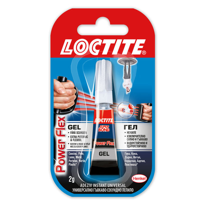 LOCTITE SUPER BOND POWER GEL FLEXIBLE SECOND ADHESIVE GEL LOCTITE LOCTITE SUPER BOND