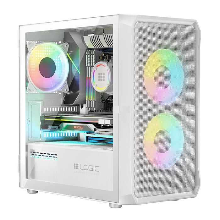 Logic PORTOS ARGB MINI USB 3.0 Case White