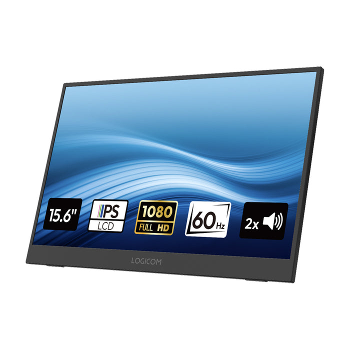 Portable Monitor with USB-C power supply LOGICOM NOMAD DISPLAY